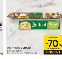 Eroski BUITONI Las masas señalizadas oferta