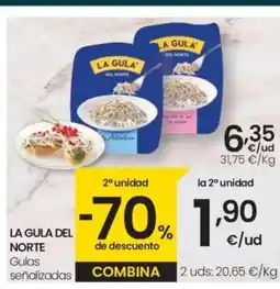 Eroski LA GULA DEL NORTE Gulas señalizadas oferta