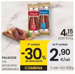 Eroski PALACIOS Los productos señalizados oferta