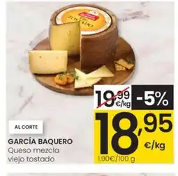 Eroski GARCÍA BAQUERO Queso mezcla viejo tostado oferta