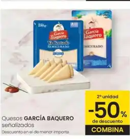 Eroski GARCÍA BAQUERO Quesos señalizados oferta