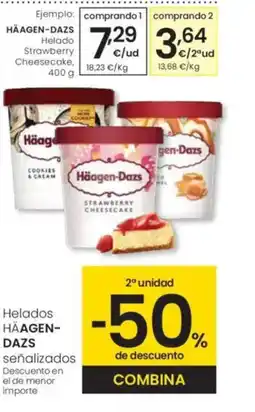Eroski HÄAGEN- DAZS Helado Strawberry Cheesecake oferta
