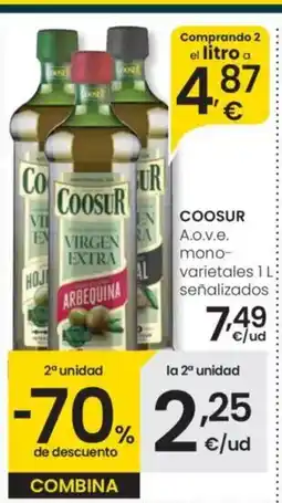 Eroski COOSUR A.o.v.e. mono- varietales oferta