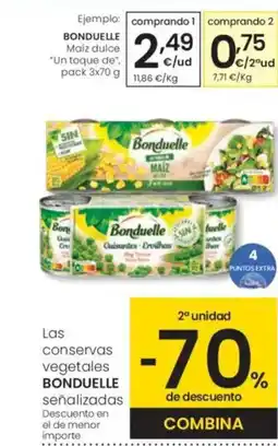 Eroski BONDUELLE Maíz dulce Un toque de pack oferta