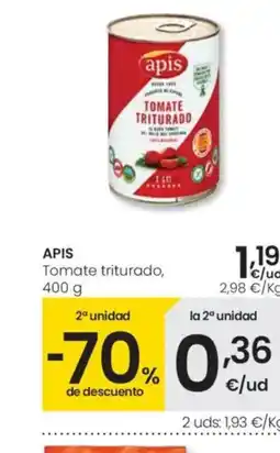 Eroski APIS Tomate triturado oferta