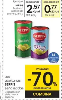 Eroski SERPI Aceituna rellena de anchoa oferta