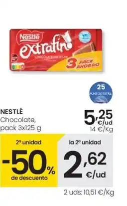 Eroski NESTLÉ Chocolate oferta