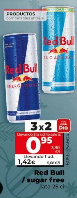 Maxi Dia Bebida energética red bull oferta