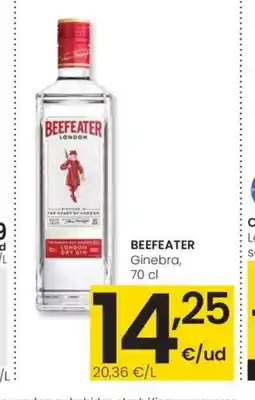 Eroski BEEFEATER Ginebra oferta