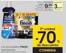Eroski FINISH Lavavajillas máquina ultimate plus oferta