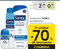 Eroski SANEX Desodorante Roll-on extracontrol oferta