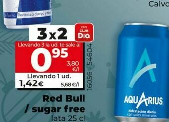 Dia Bebida energética red bull oferta