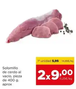 Alimerka Solomillo de cerdo al vacío oferta