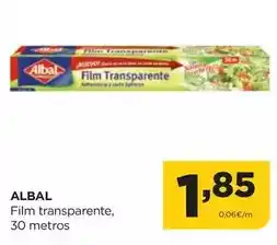 Alimerka Albal - film transparente, 30 metros oferta