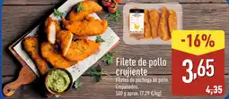 ALDI Filete de pollo crujiente oferta