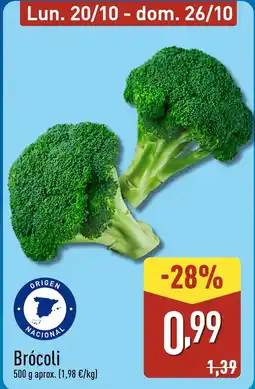 ALDI Brócoli oferta