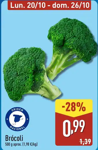 ALDI Brócoli oferta