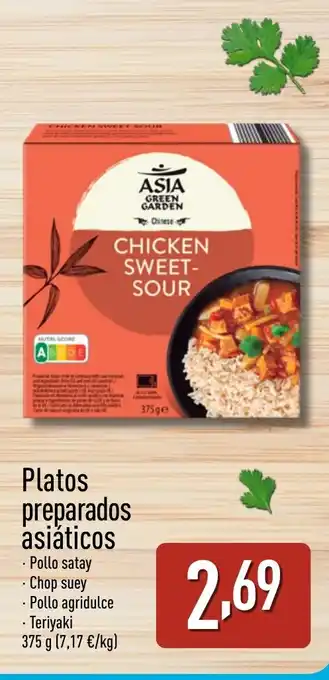 ALDI Platos preparados asiáticos oferta