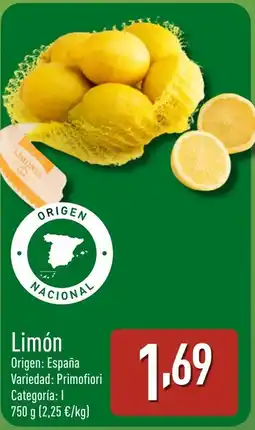 ALDI Limón oferta