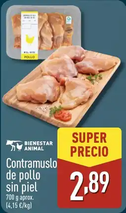ALDI Contramuslo de pollo sin piel oferta