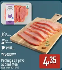 ALDI Pechuga de pavo al pimentón oferta