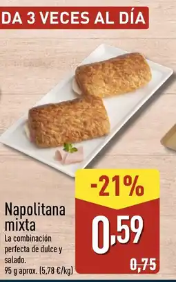 ALDI Napolitana mixta oferta