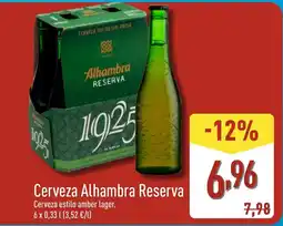 ALDI Cerveza Alhambra Reserva oferta