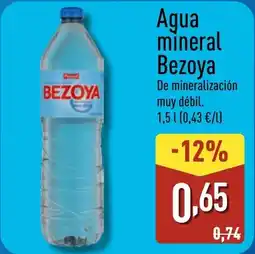 ALDI Agua mineral Bezoya oferta