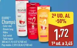 ALDI ELVIVE Champú oferta