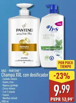 ALDI H&S - PANTENE Champú XXL con dosificador oferta