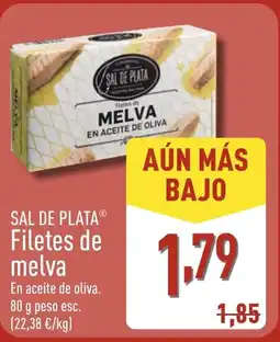 ALDI SAL DE PLATA Filetes de melva oferta
