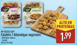 ALDI MY VEGGIE DAY Falafels/Albóndigas vegetales oferta