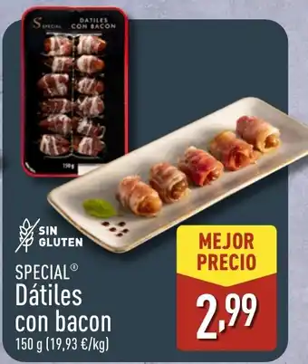 ALDI SPECIAL Dátiles con bacon oferta