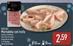 ALDI SPECIAL Mortadela con trufa oferta