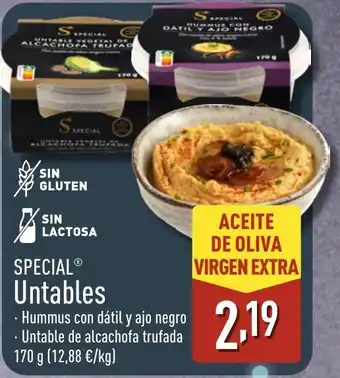 ALDI SPECIAL Untables oferta