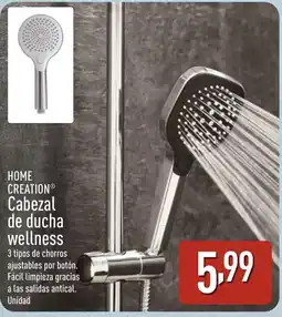ALDI HOME CREATION Cabezal de ducha wellness oferta