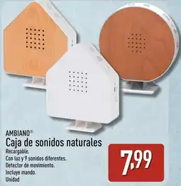 ALDI AMBIANO Caja de sonidos naturales oferta