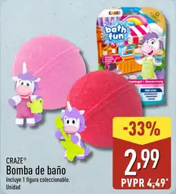 ALDI CRAZE Bomba de baño oferta