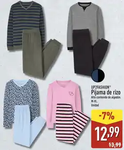 ALDI UP2FASHION Pijama de rizo oferta