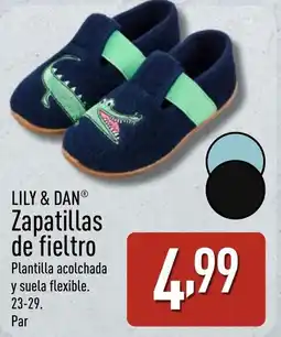 ALDI LILY & DAN Zapatillas de fieltro oferta