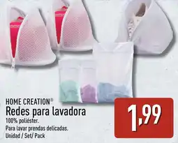 ALDI HOME CREATION Redes para lavadora oferta