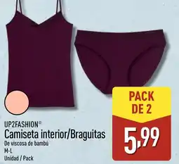 ALDI UP2FASHION Camiseta interior/Braguitas oferta