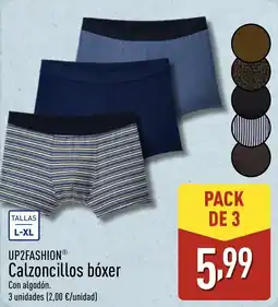 ALDI UP2FASHION Calzoncillos bóxer oferta