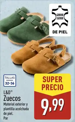 ALDI L&D Zuecos oferta