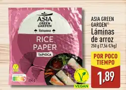 ALDI ASIA GREEN GARDEN Láminas de arroz oferta