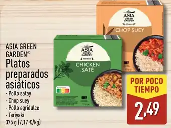 ALDI ASIA GREEN GARDEN Platos preparados asiáticos oferta