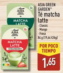ALDI ASIA GREEN GARDEN Té matcha latte oferta