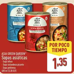 ALDI ASIA GREEN GARDEN Sopas asiáticas oferta