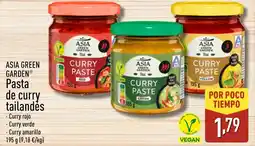 ALDI ASIA GREEN GARDEN Pasta de curry tailandés oferta
