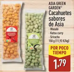 ALDI ASIA GREEN GARDEN Cacahuetes sabores oferta